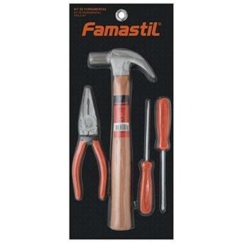 Kit Ferramentas Blister Famastil Taurus - 4 Peças